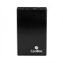 Caixa de disco rígido HDD de 3,5 polegadas Coolbox sca - 3533 usb3.0 alumínio preto