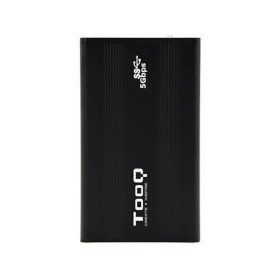 Caixa externa tooq tqe - 2524b 2,5 polegadas 9,5 mm sata usb 3.0 preto