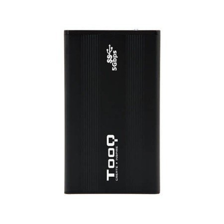 Caixa externa tooq tqe - 2524b 2,5 polegadas 9,5 mm sata usb 3.0 preto