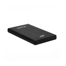 Caixa externa tooq tqe - 2522b para hdd - ssd 2,5 polegadas 9,5 mm sata usb 3.0 preto