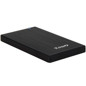 Caixa externa tooq tqe - 2527b para hdd - ssd 2,5 polegadas 9,5 mm sata usb 3.0 preto