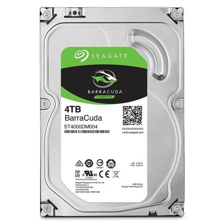 Disco rígido interno hdd seagate barracuda st4000dm004 4 tb 3.5inches 5900rpm - 256mb - sata 6gb - s