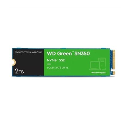 Disco rígido interno sólido hdd ssd wd western digital green sn350 wds200t3g0c 2 tb m.2 pci express 3.0 nvme