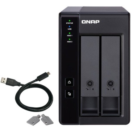 Qnap tr-002 usb 3.2 gen 2 2 bay raid caixa de expansão