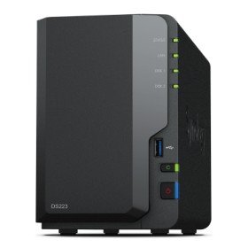 Synology Disk Station DS223 2Bay 1.7GHz QC 2GB DDR 4 1 x GBE 3x USB 3.2 Servidor NAS