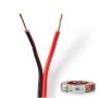Cabo De Coluna 2X 0,75 Mm2 Preto/Vermelho Nedis