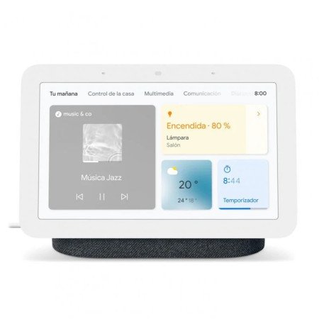 Smart speaker google nest hub carbono de 2ª geração