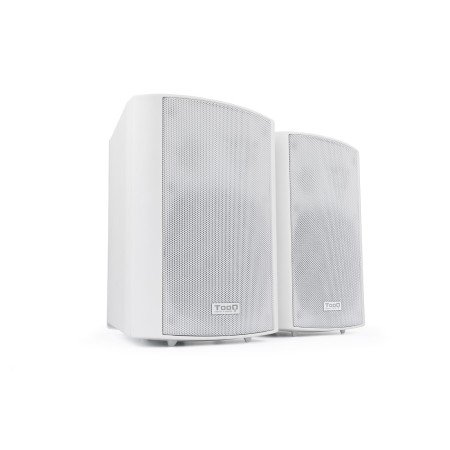 Altifalantes de parede brancos activos Tooq 30W auto-amplificados