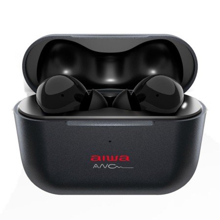 Fones de ouvido sem fio Aiwa EBTW - Bluetooth 888ANC - Cancelamento de ruído - Cor preta