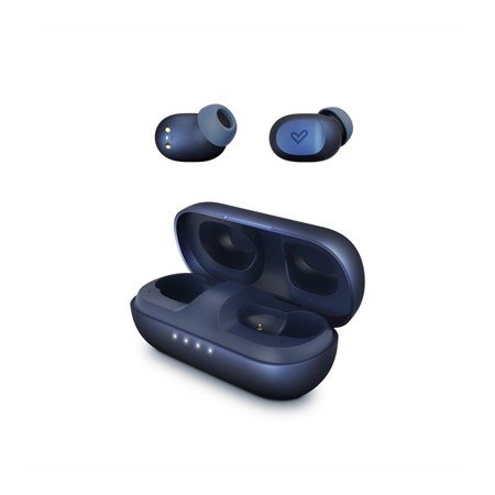 Fones de ouvido micro energy sistem urban 3 indigo true sem fio - carregamento qi - assistente de voz