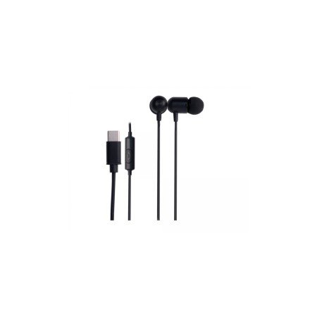 Fones de ouvido intra-auriculares Fonestar X3 - NC - Microfone - USB Tipo C - Preto