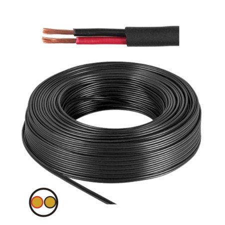 Cabo Coluna 2X2.50Mm Preto Redondo