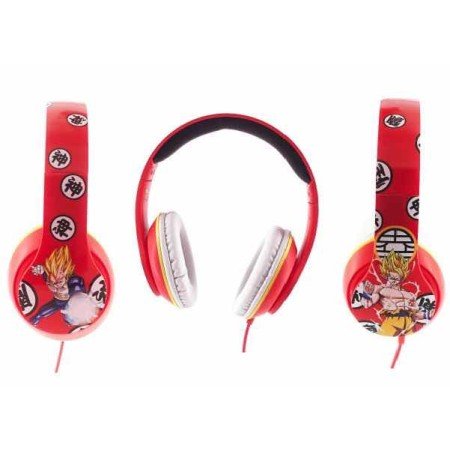 teknofun madcow entretenimento fones de ouvido dragon ball z goku & vegeta