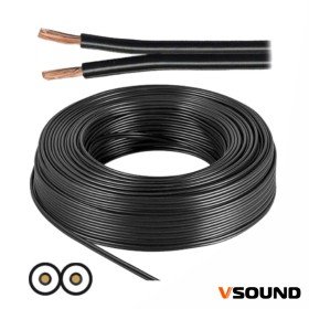 Cabo Coluna 2X4.00Mm Preto Paralelo Vsound