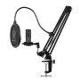 Kit microfone phoenix streamcast prou usb gaming profissional