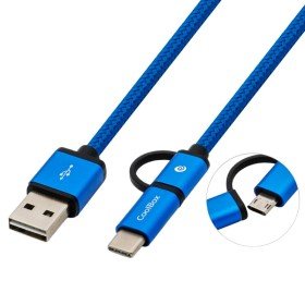 Multi cabo usb 2.0 coolbox carrega mais dados micro usb usb tipo c usb tipo a 1m