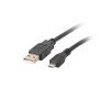 Lanberg usb 2.0 macho - cabo micro usb macho 1m preto
