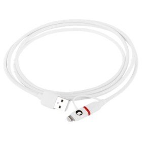 Cabo combo prata ht micro usb - relâmpago macho - macho - 1,5 m - blamco