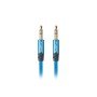 Lanberg minijack cabo 3,5 mm m - m 3 pinos 2 m azul premium