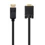Displayport para cabo vga nanocabo 2m preto - macho - macho