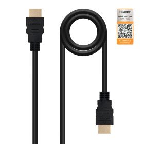 Cabo nanocabo HDMI v2.0 premium 1,5 m preto - macho - macho