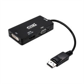Displayport para vga - dvi - conversor hdmi nanocabo 15cm - macho - fêmea