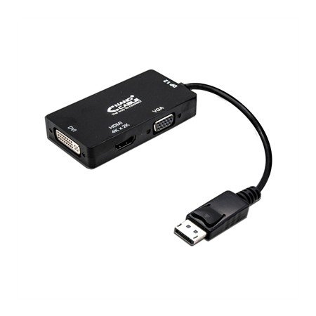 Displayport para vga - dvi - conversor hdmi nanocabo 15cm - macho - fêmea