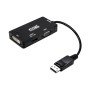 Displayport para vga - dvi - conversor hdmi nanocabo 15cm - macho - fêmea