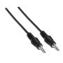 Cabo de áudio estéreo 3,5 mm jack nanocabo 1,5 m preto - macho - macho