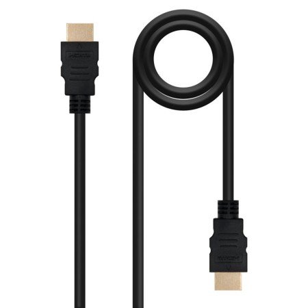 Nano cabo hdmi macho - macho preto 1m