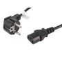Cabo de alimentação lanberg schuko cee 7 - 7 para iec320 c13 1,8m