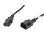 Cabo de extensão lanberg cpu fonte de alimentação iec320 c13 h - iec320 c14 m vde 5m