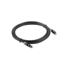 Toslink cabo lanberg áudio digital óptico 1m preto