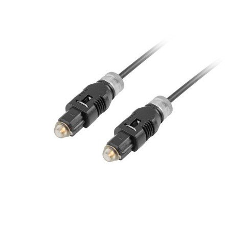 Toslink cabo lanberg áudio digital óptico 3m preto