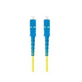 Fibra óptica patch cord sc - upc lanberg 10m mono simplex g657a1 lszh amarelo