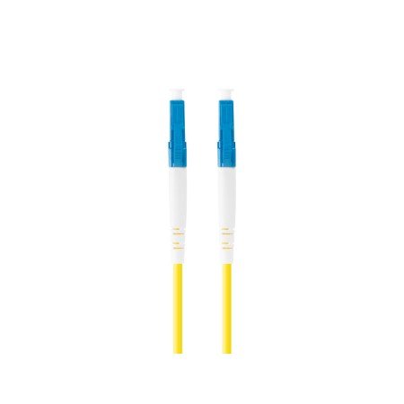 Fibra óptica patch cord lc-upc lanberg 2m mono simplex g657a1 lszh amarelo
