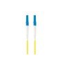 Fibra óptica patch cord lc-upc lanberg 2m mono simplex g657a1 lszh amarelo