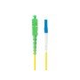 Patch cord de fibra óptica lc - upc para sc - apc lanberg 2m mono simplex g657a1 lszh amarelo