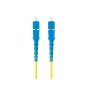 Fibra óptica patch cord sc - upc lanberg 2m mono simplex g657a1 lszh amarelo