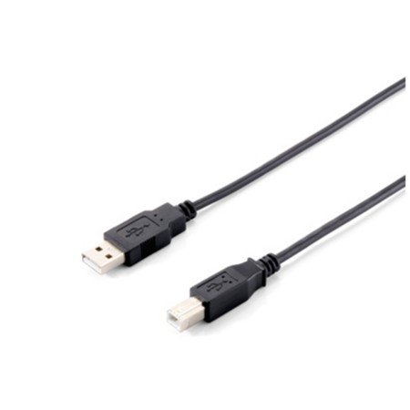 Cabo de impressora equipar usb a - usb b - macho - macho - 5m - preto