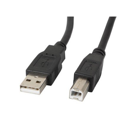 Cabo de impressora lanberg usb macho - usb macho ferrite 5m preto
