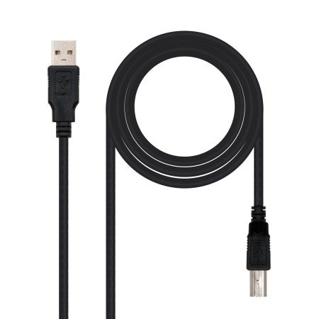 Cabo USB tipo aa usb tipo b nanocabo 4,5m preto - macho - macho