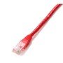 Patch cord de cabo vermelho rj45 u - utp cat6 3m vermelho