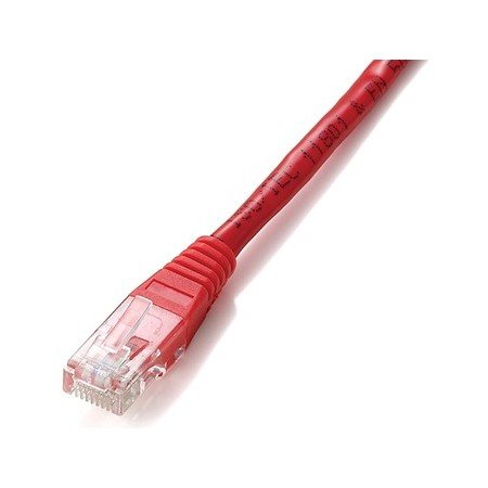 Patch cord de cabo vermelho rj45 u - utp cat6 10m vermelho