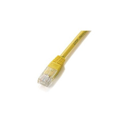 Patch cord de cabo vermelho rj45 u - utp cat6 0,25m amarelo
