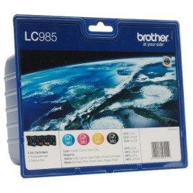 Tinteiro Original Brother LC- 985 Multipack/ Cyan/ Magenta/ Amarelo/ Preto