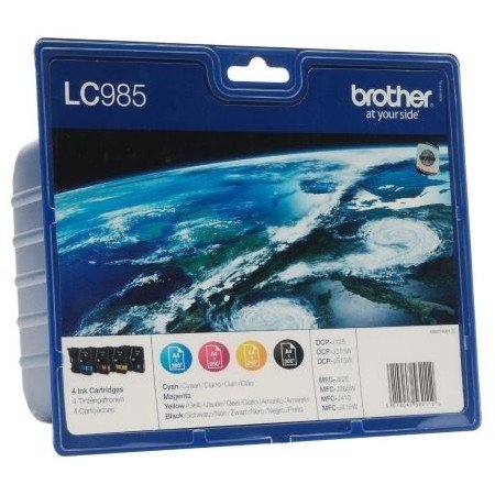 Tinteiro Original Brother LC- 985 Multipack/ Cyan/ Magenta/ Amarelo/ Preto