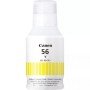 Garrafa de Tinta Original Canon GI-56/ Amarelo
