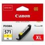 Tinteiro Original Canon CLI-571YXL Alta Capacidade/ Amarelo