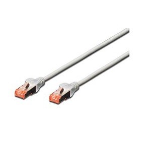 Cabo de rede ewent patch cord rj45 s - ftp cat 6 2m cinza